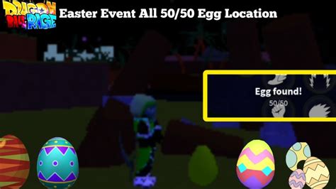 Dragon Ball Rage Easter Event All 5050 Egg Location Youtube
