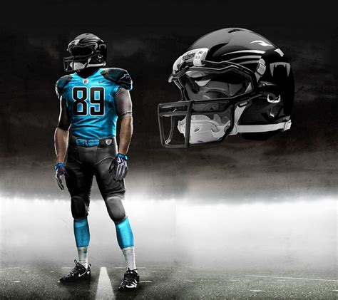 Nike Pro Combat Carolina Panthers 2012 Alternate Concept Nfl