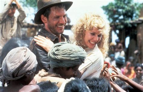 Harrison Ford And Kate Capshaw In Indiana Jones And The Temple Of Doom