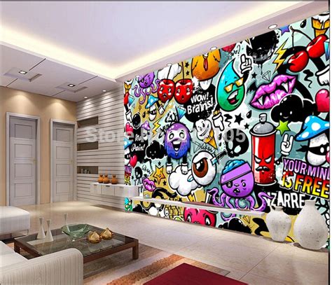Teenage boys room graffiti graffiti bedroom boys room decor. 46+ Graffiti Wallpaper for Room on WallpaperSafari