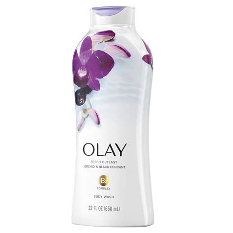 Olay Fresh Outlast Body Wash Orchid And Black Currant 22 Fl Oz Olay