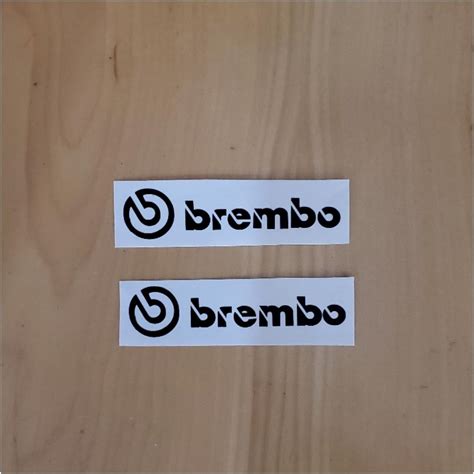 Buy Brembo Brake Caliper High Temp Decal Sticker Set Of 4 Black