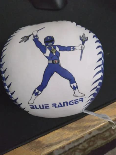 Vintage Mighty Morphin Power Rangers Blue Plush Doll Ace Novelty Saban