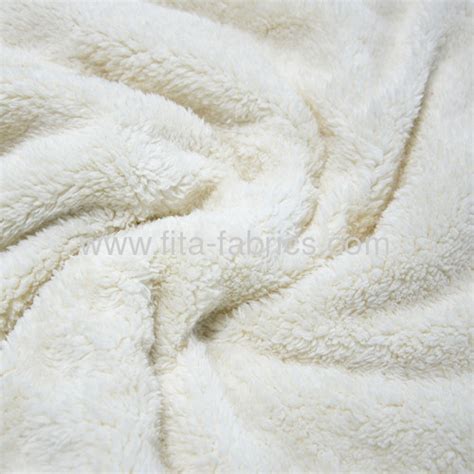 100 Polyester Fake Lamb Fur Fabricberber Fleece Or Polyester Sherpa Manufacturers And