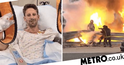 Romain Grosjean Speaks Out For First Time After Horror Crash At Bahrain
