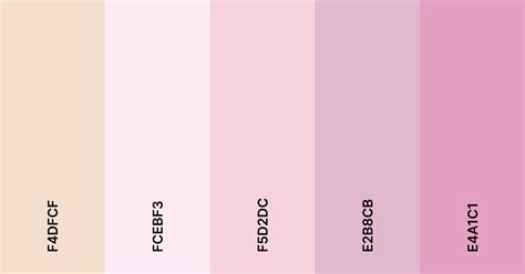 Coolors Colorpalette Colorscheme Colourscheme Pink Shades Colour
