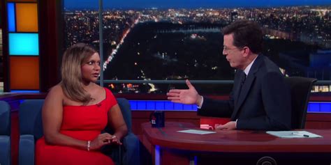 Mindy Kaling And Stephen Colbert Share Clips The Mary Sue