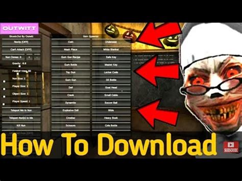 Evil nun mod menu  YouTube