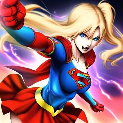 Alternate Anime Supergirl By Sandomega On Deviantart