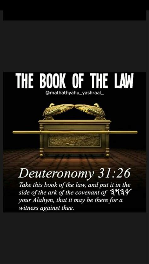 God was the sole initiator of this covenant, and no. The Book of the Law.....the Ark of the Covenant | The ...