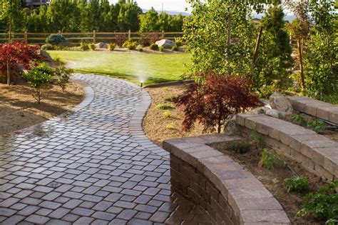 Paver Or Flagstone Walkways Nvision Landscaping Llc