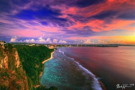 Sunset Guam Guam Beaches Beautiful Islands Guam