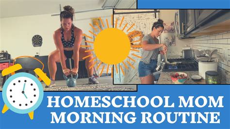 Productive Homeschool Mom Morning Routinenew Youtube