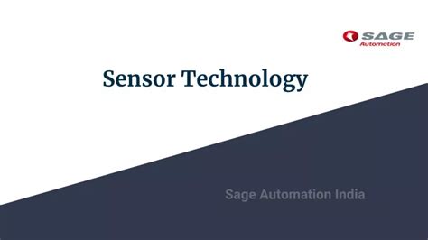 Ppt Sensor Technology Pdf Powerpoint Presentation Free Download