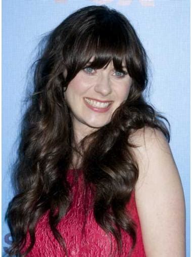 To get zooey deschanel's hairstyle, part damp hair in the center and apply a smoothing serum. Remy Human Hair 25 Inches Convenient Curly Zooey Deschanel ...