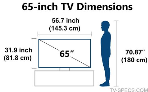 65 Inch Tv Dimensions How Big Is It