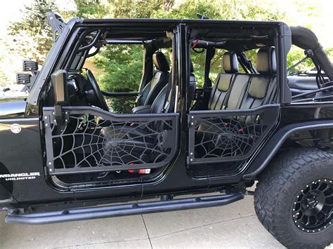 Spyder Web Tube Doors Jku Wrangler Jeep Mods Hot Rods Cars Muscle