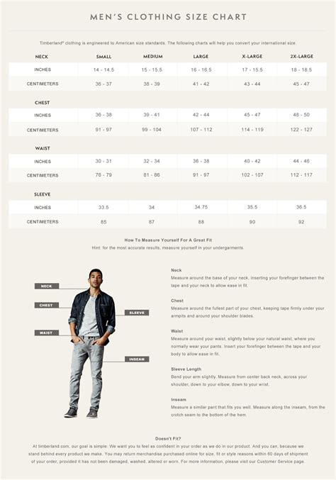 Timberland Footwear And Clothing Size Charts Timberland Nz