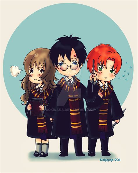 Chibi Harry Potter By Dokinana On Deviantart