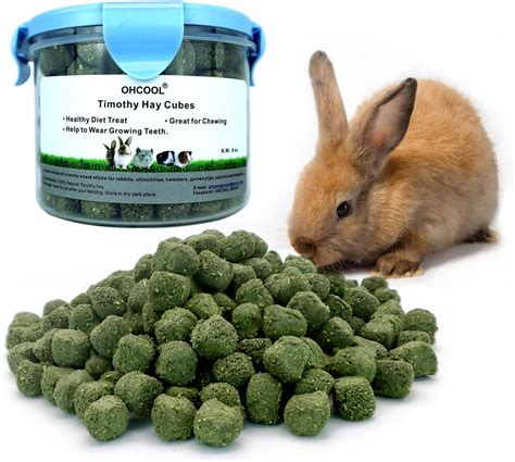 Ohcool Timothy Hay Cubes Natural For Rabbits Guinea Pig