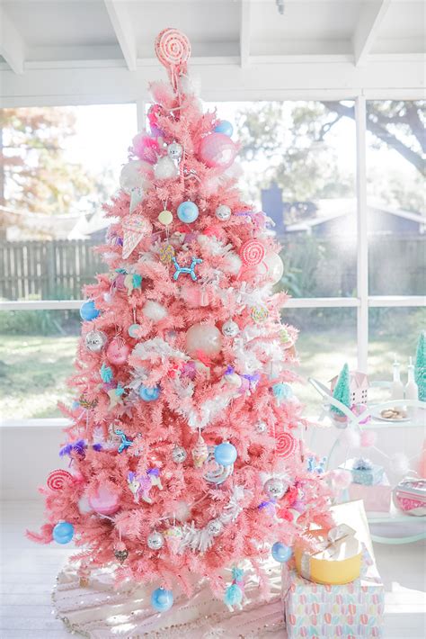 Pictures Of Pink Christmas Trees