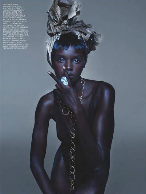 duckie thot captivates in from byzantium jewels lensed by nick knight for vogue uk april 2019