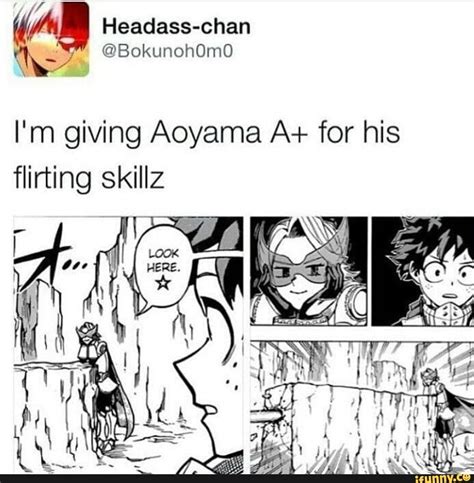 I M Giving Aoyama A For His Flirting Skillz Ifunny My Hero My Hero Academia Manga My