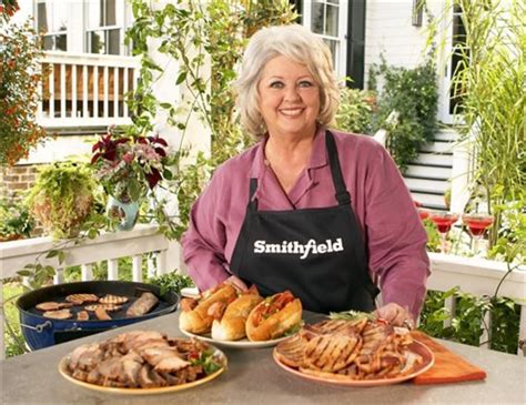 Heats On In Paula Deens Kitchen As Smithfield Ham Drops Chef