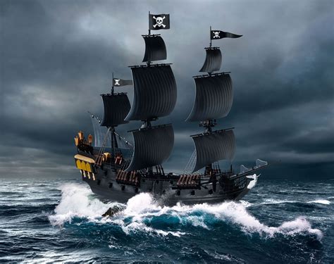 Berliner Zinnfiguren Black Pearl Pirate Ship Purchase Online