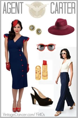 Agent Peggy Carter Costume Dresses Hats