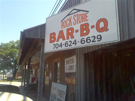 Rock Store Bbq Marshville Nc Neon Signs Bbq Bar B Q