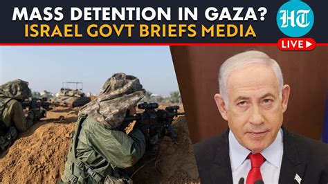 Live Israeli Govt Briefs Media After 5 Palestinians Killed In West Bank Mass Detention In