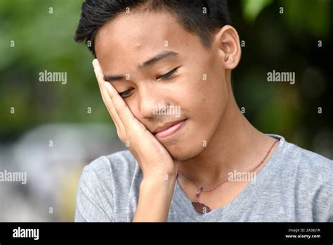 A Filipino Male And Sadness Stock Photo Alamy