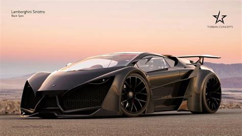 Lamborghini Sinistro Black Spec Concept Cars Lamborghini Concept