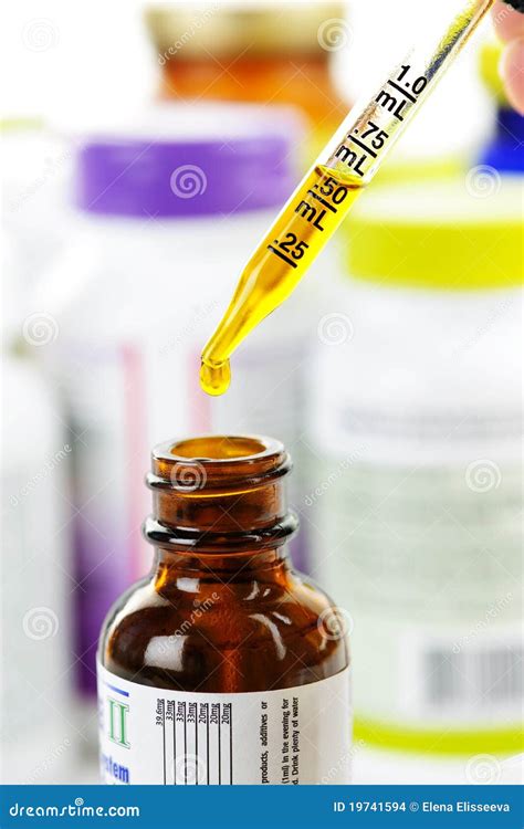 Medicine Dropper And Bottle Stock Images Image 19741594