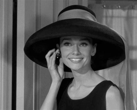 Audrey Hepburn Hat Photo Movie Still From 1961 Film Breakfast