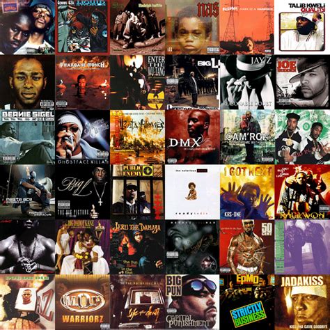 Hip Hop Album Collage