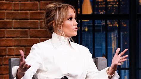 Watch Late Night With Seth Meyers Interview Jennifer Lopez Got Help From A Rod Researching