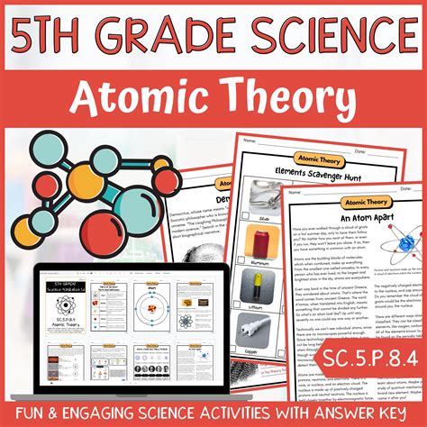Atomic Theory Activity And Answer Key 5th Grade Physical Science Classful