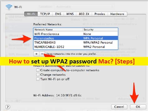 Wpa2パスワードmacの設定方法 手順 Pc Transformation