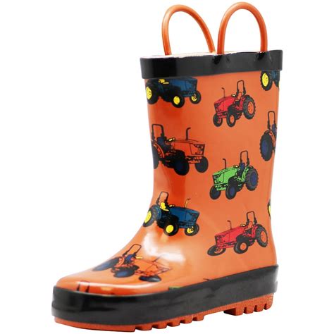 Norty Norty Waterproof Rubber Rain Boots For Kids Boys And Girls