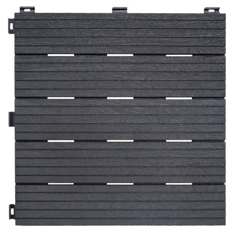 Greenfingers Cosmopolitan Recycled Rubber Deck Tile 6 Pack