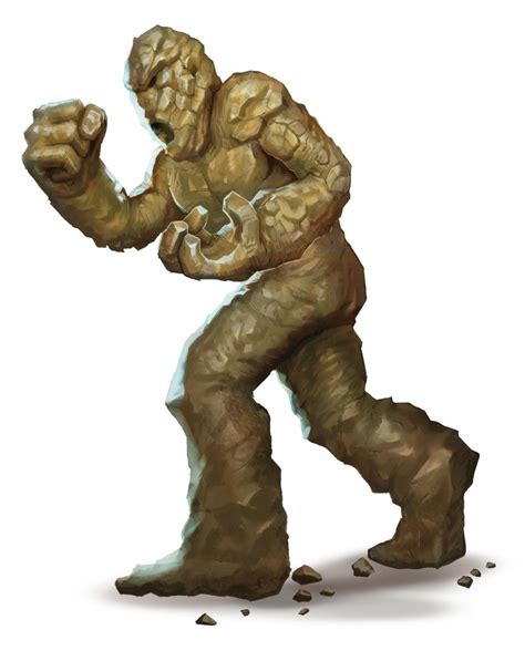 D D Monster Monday Clay Golem Dungeon Solvers Dungeons And Dragons Fantasy Monster Monster