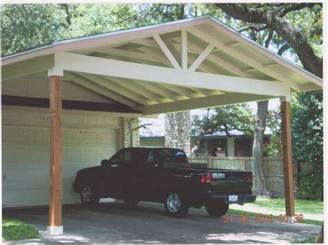This carport is basically a pole barn with an additional storage space in the back. Roofing Austin, TX | All Good Roofing & Additions | 512 ...