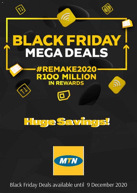What Stores Had The Best Sales On Black Friday 2021 - MTN Black Friday Deals & Specials 2021
