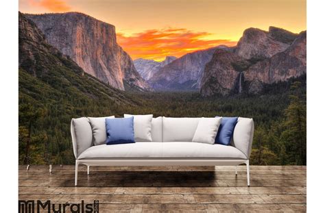 Breathtaking Yosemite National Park At Sunrise California Wall Mural