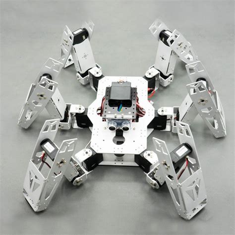 Hexapod Robot Six Leg Spider Full Kit With Servo Horn Ultrasonic Module