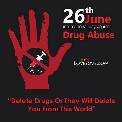 This declaration is in support of the resolution passed by the united nations (un) general assembly on december 7, 1987. 26th June International Day Against Drug Abuse And Illicit ...