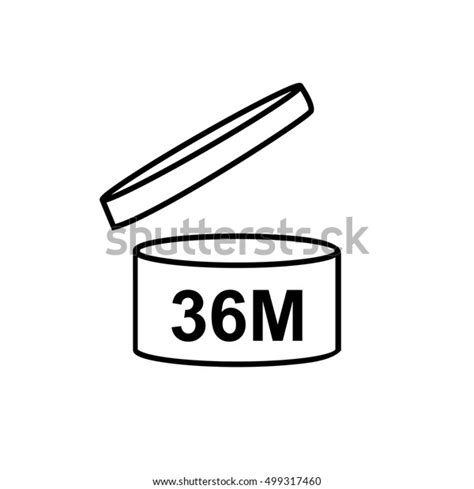 Pao Cosmetics Symbol 36m Period After Stock Vector Royalty Free 499317460