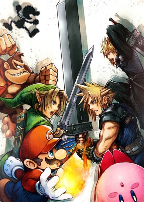 Super Smash Bros Cloud Poster 13x19
